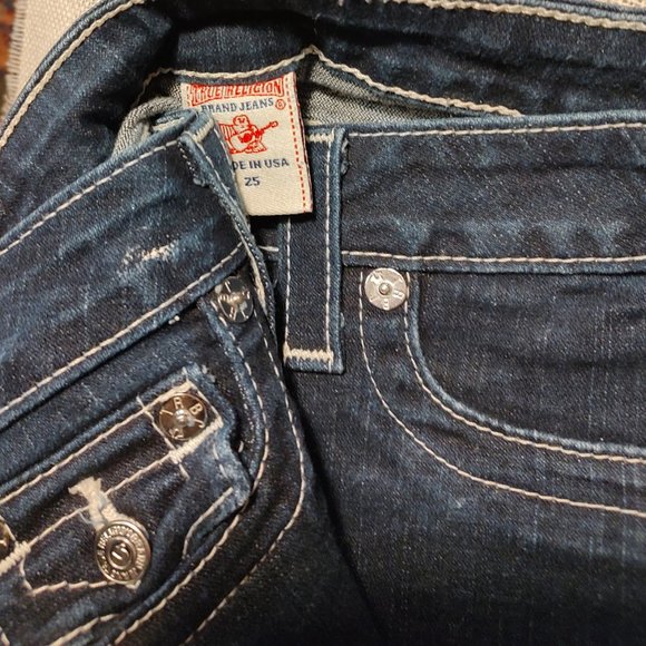 TRUE RELIGION Becky boot cut embellished jean NWOT - Picture 3 of 5